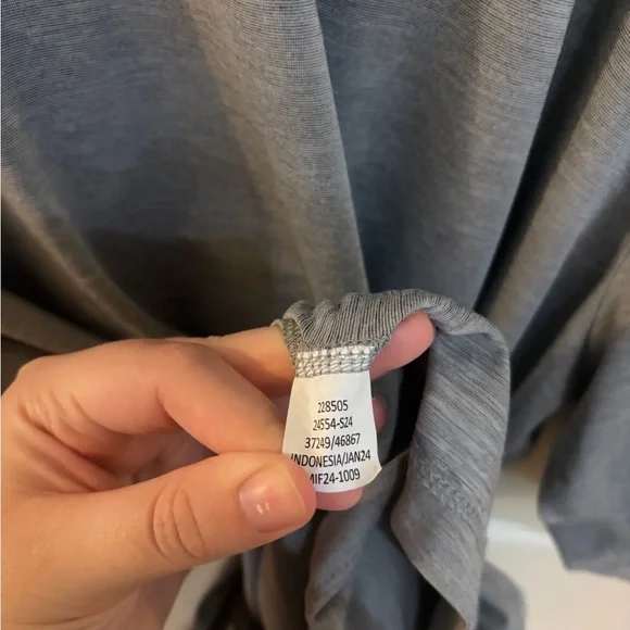 REI Slate Gray Men's Short Sleeve Tee - Picture 6 of 7